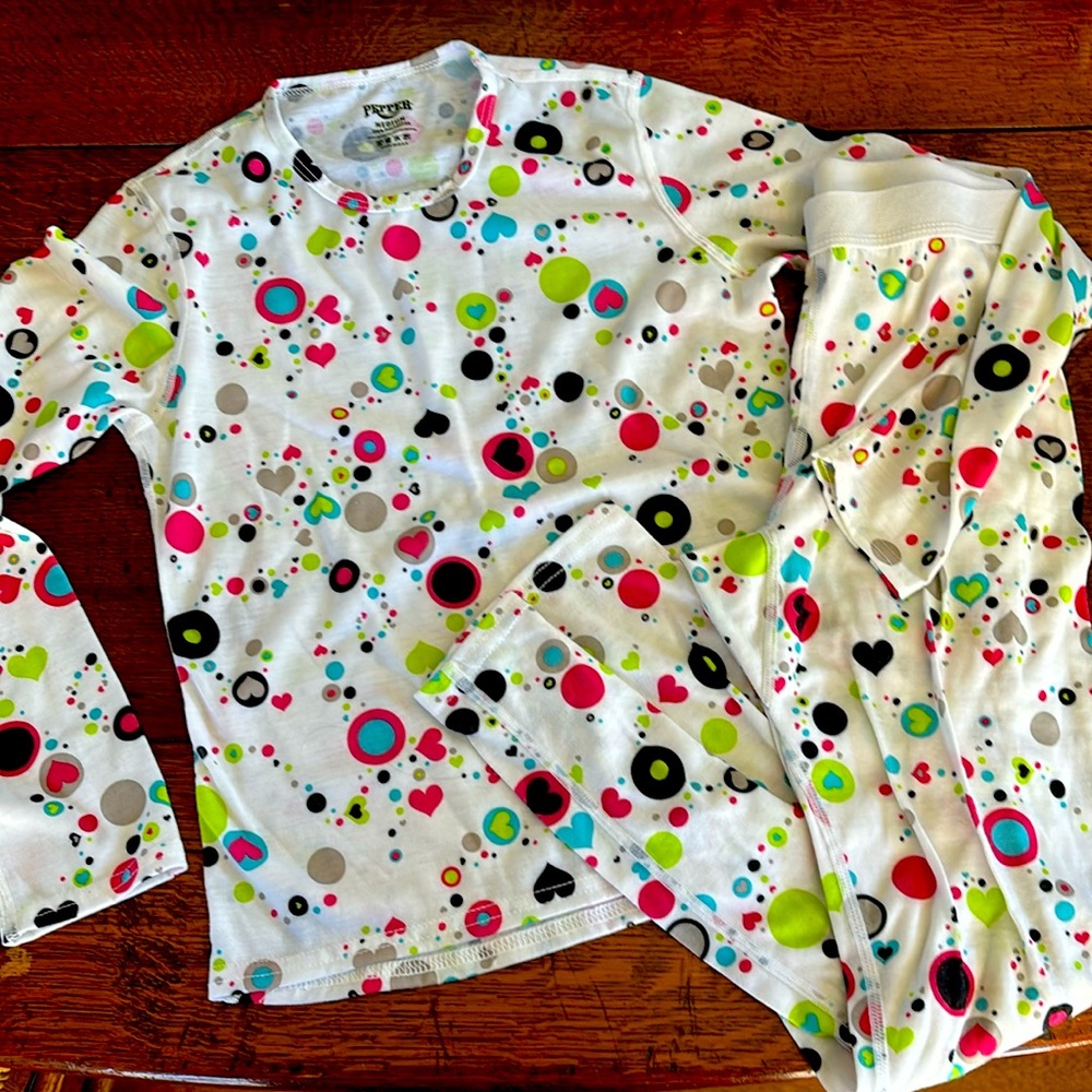 Hot chilly’s Pepper long underwear set with heard design